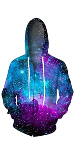 Nebula Zip Hoodies