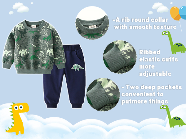 Boys sweatsuit and pants set