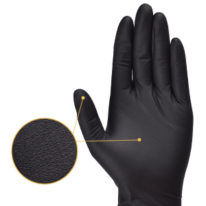 TitanFlex HD22K Disposable Black Heavy Duty Nitrile Gloves Provide Unmatched Grip and Precision