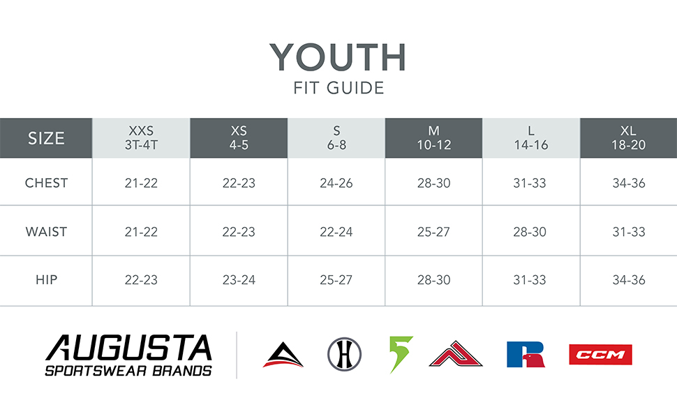 Fit guide - youth