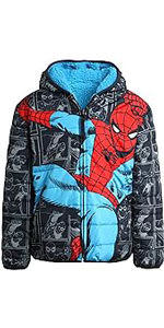 Boys’ Avengers Spider-Man Reversible Jacket