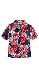 boy floral shirt