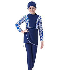 Toddler Girls Muslim Swimwear 