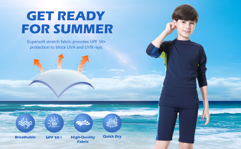 boys 2 piece swimsuits