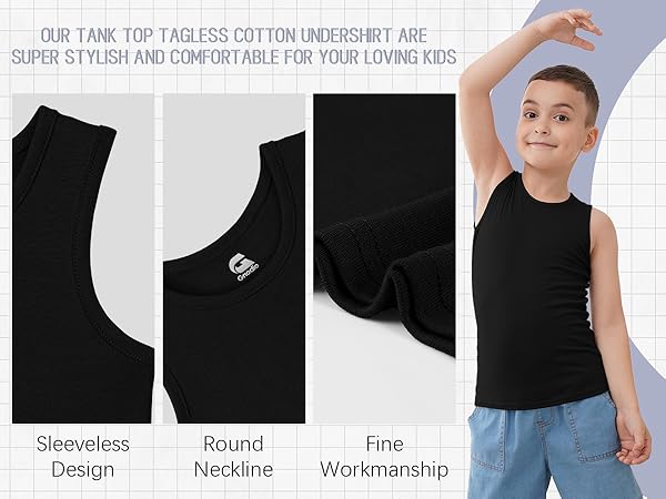 BOYS TANK TOPS