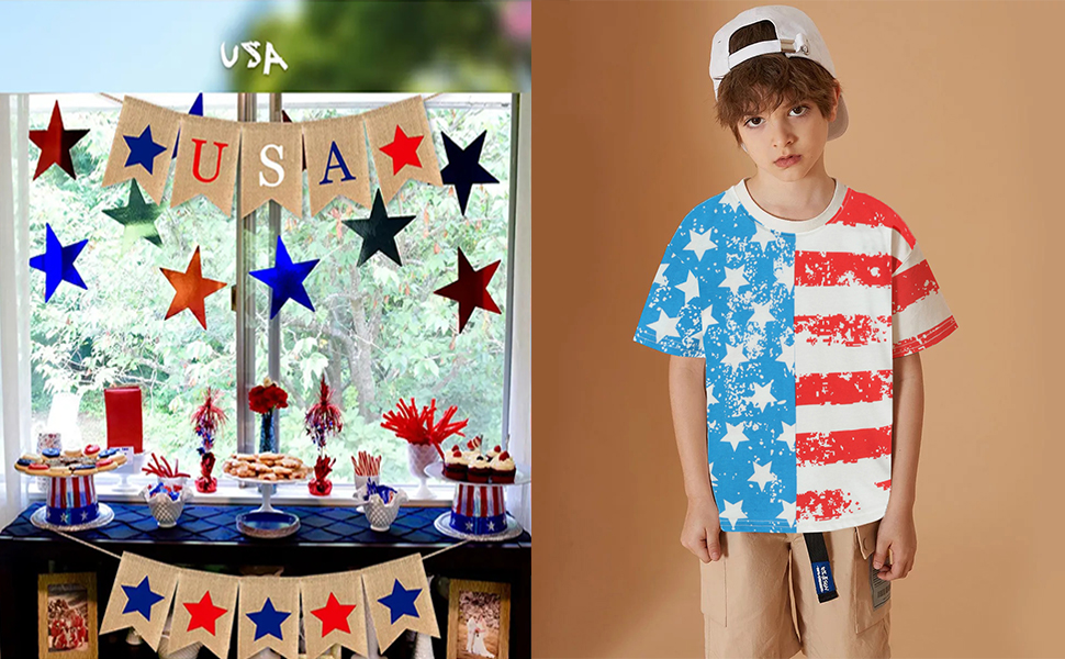 4th of July toddler boys shirts