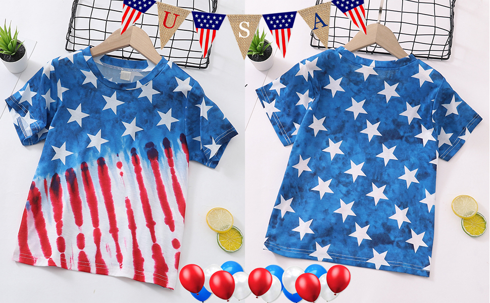 Boys American Flag T-Shirts 