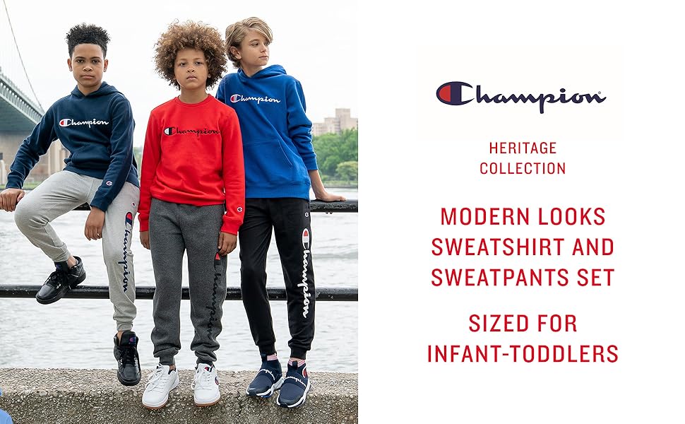 Heritage Collection Modern Looks Sweatshirt and Sweatpant 2 Piece Set