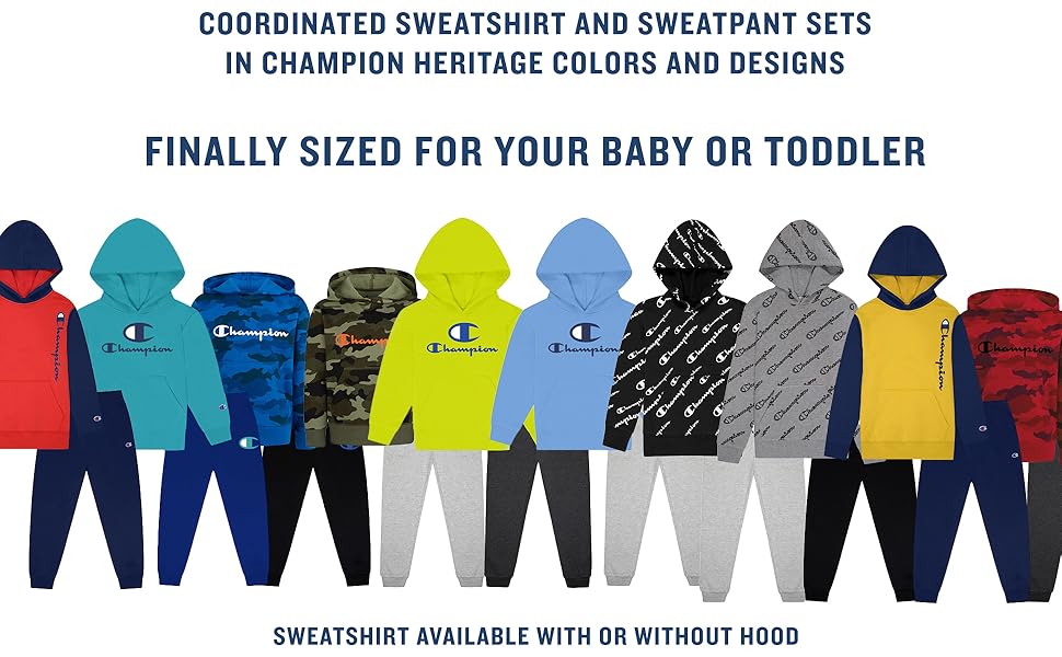 Coordinated Sweatshirt and Sweatpant Sets