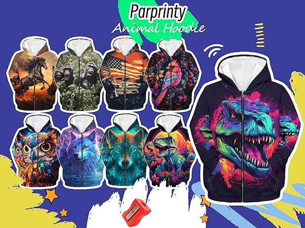 dinosaur hoodies for boys & girls