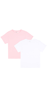 Boys Crewneck t shirts girls short sleeve t shirts cotton t shirts for kids