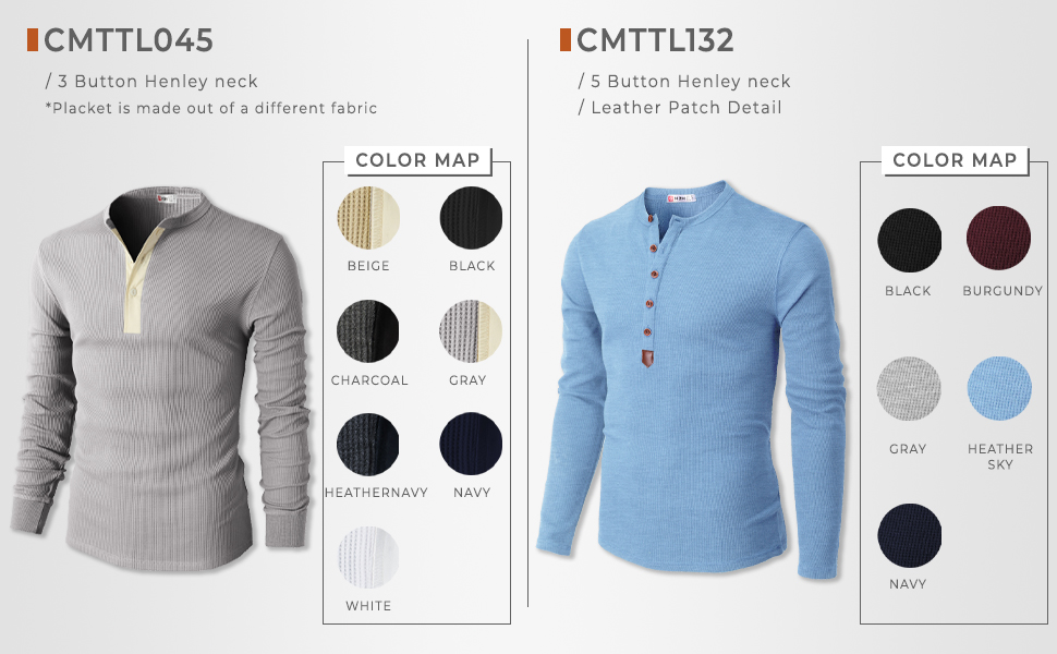 mens henley t-shirts