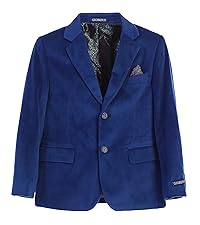 Gioberti Boys Formal Velvet Blazer