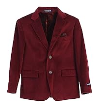 Gioberti Boys Formal Velvet Blazer