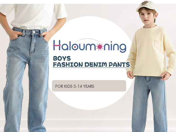 Boys Fleece Lined Denim Pants