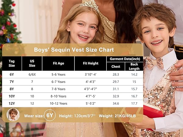 boy''s sequin vest