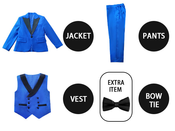 boy tuxedo set, boys suit vest