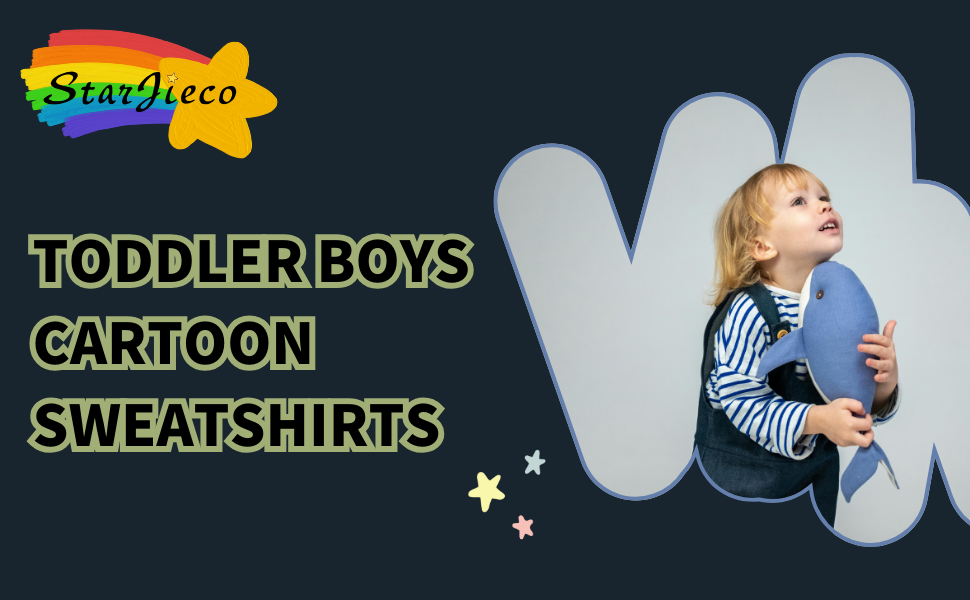 Toddler Boys Cartoon Sweat Shirts