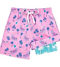 boys swim trunks with compression liner