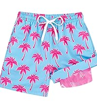 boys swim trunks with compression liner