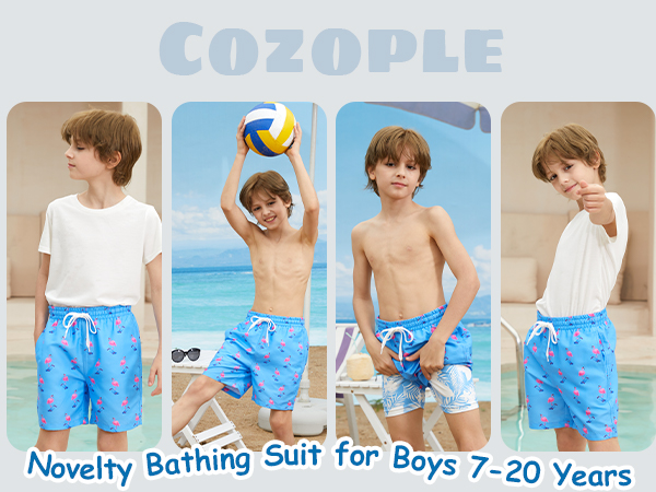 boys swim trunks with compression liner