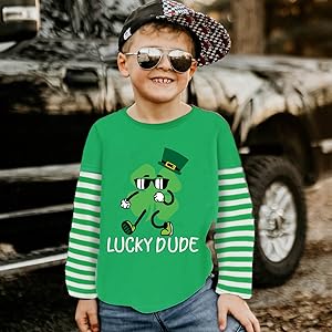 boys shamrock shirts