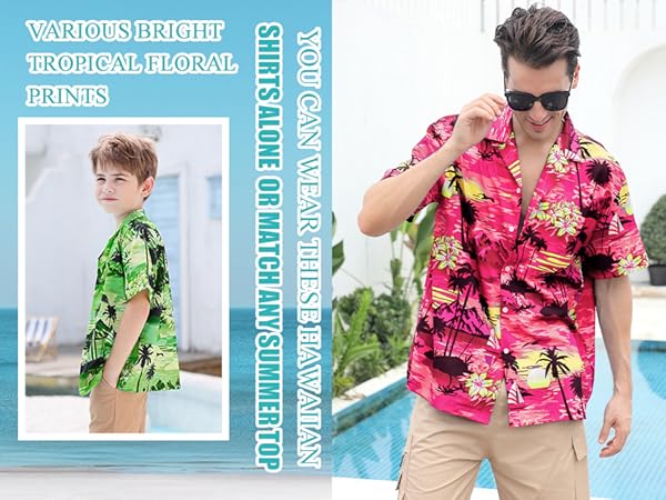 SUMMER CASUAL SHORT SLEEVE HAWAIIAN SHIRT