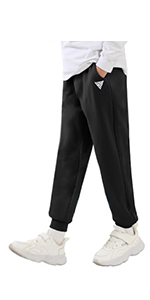 Boys Cotton Athletic Pants