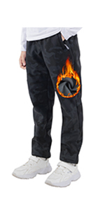 Boys Fleece Ski Pants