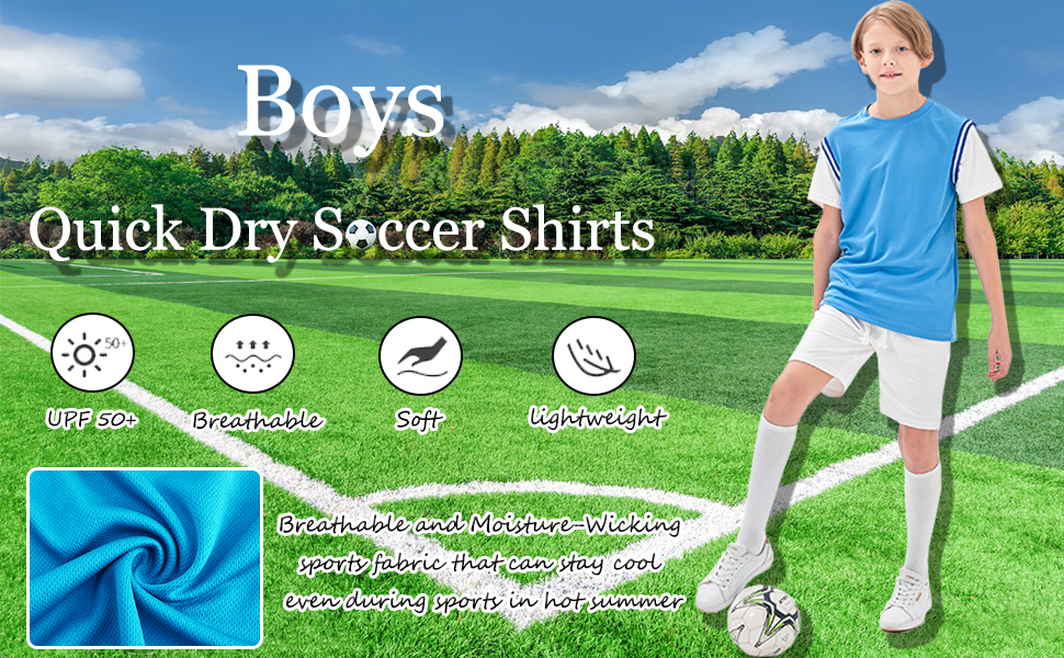 Kid''s Quick Dry Athletic Short Sleeve Shirts