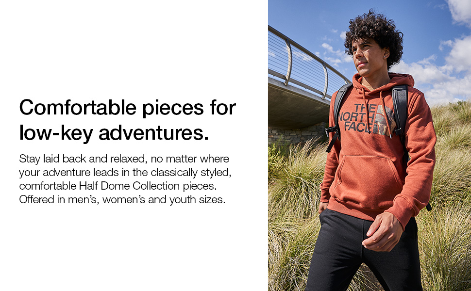 Comfortable pieces for low-key adventures. Offered in mens, womens and youth styles and sizes.