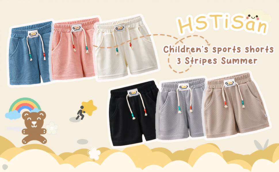 HSTiSan 3 Pack Boy''s Sports Shorts