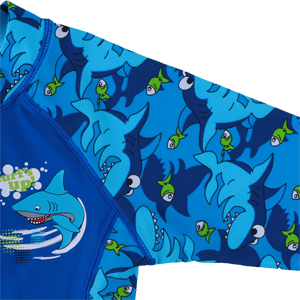 Navy Fish Swimwear