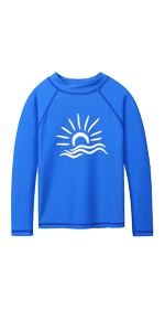 boys long sleeve swim shirt