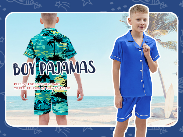 boys pajamas set