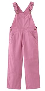 Pink overalls