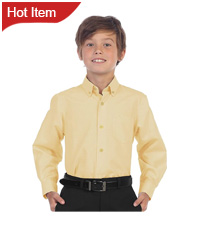 Gioberti Boy''s Oxford Long Sleeve Dress Shirt