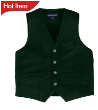 Gioberti Kids and Boys Velvet Formal Suit Vest