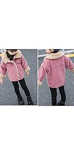 Baby Winter Coats,Infant Boys Girls Corduroy Sherpa Jacket