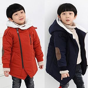 Boy''s Winter Warm Puffer Jacket Heavyweight Thicken Cotton Coat