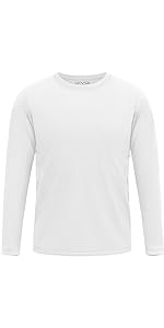 Youth Neon Shirts Dry Fit Long Sleeve Athletic T-Shirts