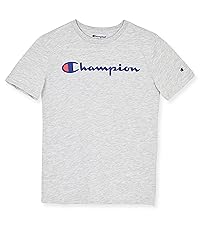 champion boys grey tee shirt