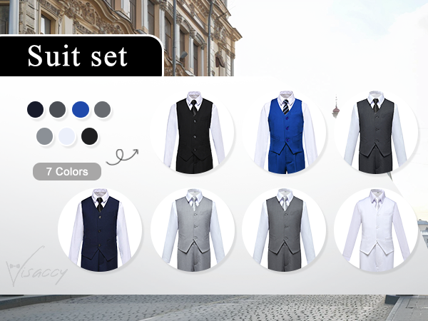 4 piece suit set for boys