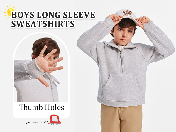 Boys Thumb Hole Sweatshirts