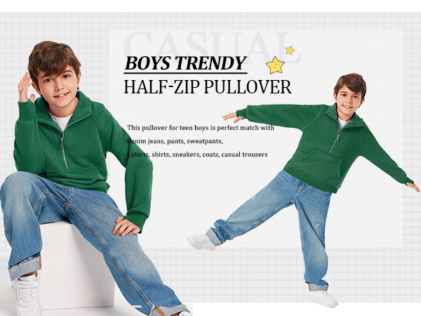 Boys Thumb Hole Sweatshirts