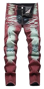 Boy''s Slim Fit Ripped Distressed Destroyed Skinny Stretch Jeans Kids Fashion Denim Pants