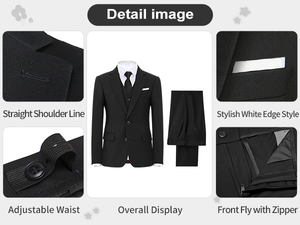 boys black suit