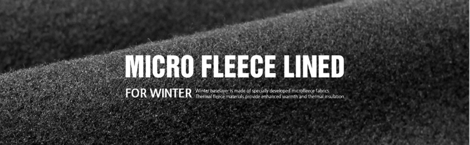 micro fleece lined