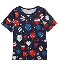 Boys Girls 3D Graphic Printed USA Flag T-Shirt Novelty Fashion Short Sleeve Tees Sports Top