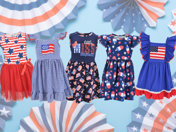 Girls 4th of July Dress